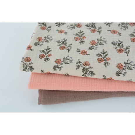 Fabric bundles No. 2594 AB 50cm, double gauze