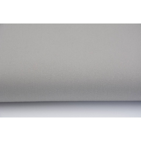 Drill, 100% cotton fabric in plain warm gray colour