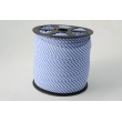 Cotton bias binding2mm dark blue stripes
