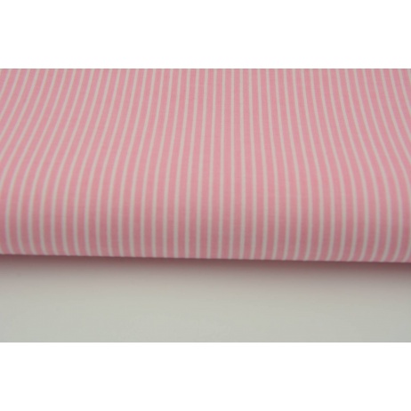 Cotton 100% pink stripes 2x1mm