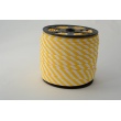 Cotton bias binding 5mm yellow stripes