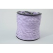 Cotton edging ribbon 2mm violet stripes