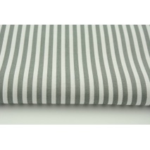 Cotton 100% 5mm dark gray stripes