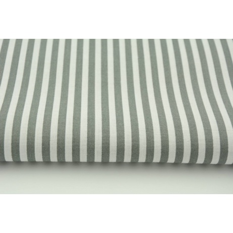 Cotton 100% stripes 5mm gray No 2