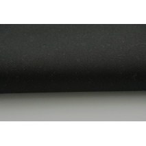 Drill, 100% cotton fabric in a plain black colour