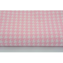 Cotton 100% pink cheerful check