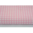 Cotton 100% pink cheerful check