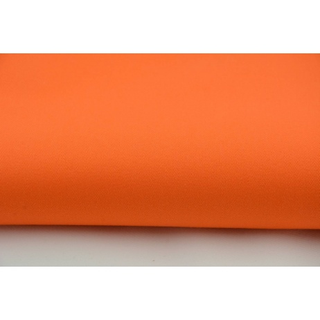 Drill, 100% cotton fabric in a plain intense, bright orange colour Drill, 100% cotton fabric in a plain intense, bright orange colour