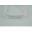 White 6mm Cotton Cord with Ribbon