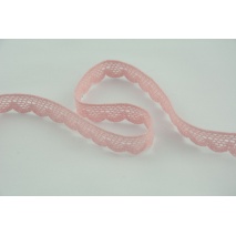 Cotton lace 15mm pink