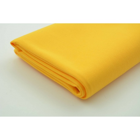 Drill, 100% cotton fabric in a plain yellow-orange