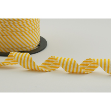 Cotton bias binding yellow stripes Cotton bias binding yellow stripes