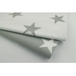 HOME DECOR biała w duże, szare gwiazdy HD