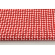 Cotton 100% red cheerful check