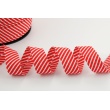 Cotton bias binding 2mm red stripes