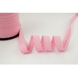 Cotton bias binding pink (2)  dotted 18mm