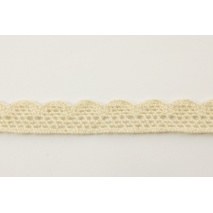 Cotton lace 15mm cream
