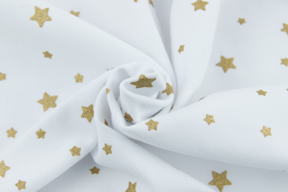 looped knitwear gold stars